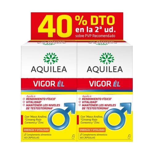 AQUILEA Pack Aquilea Vigor Él 2ª unidad 40% DTO 2x60 cápsulas