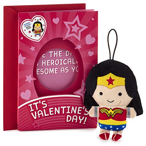 Carte de Saint Valentin Wonder Woman pour enfants