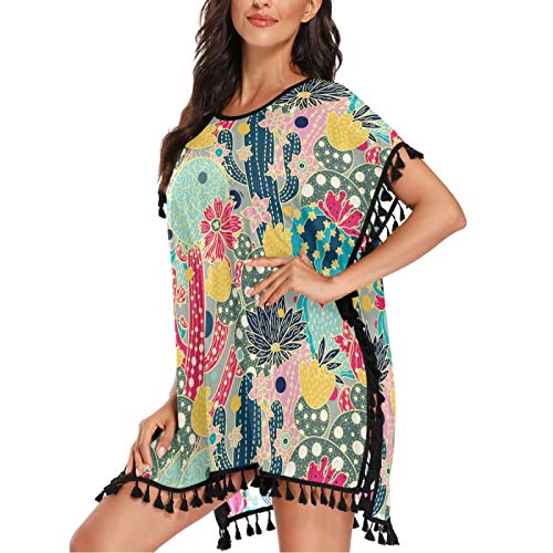 Women's Stylish Fashion Chiffon Tassel Beach Bikini Swimwear Bathing Suit Cover up2