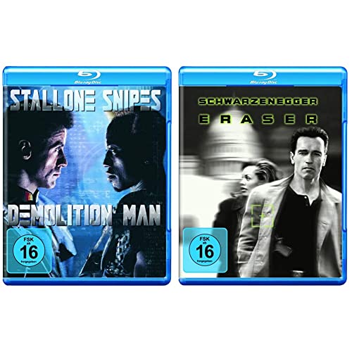 Demolition Man [Blu-ray] & Eraser [Blu-ray]