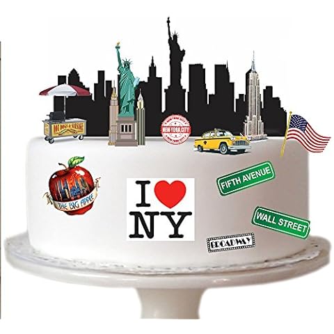 New York City Szene aus Essbar Wafer Papier ideal Cover