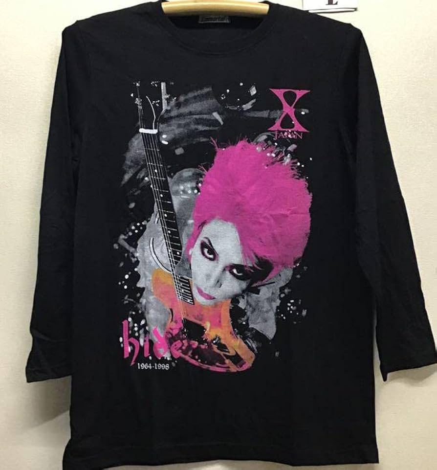 Amazon.co.jp: X JAPAN HIDE イラスト ロングTシャツ Lサイズ