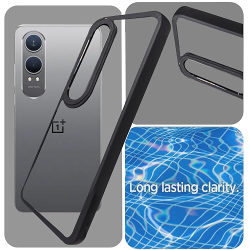 Image of A rtistque Hard Clear Back Cover Case for OnePlus Nord CE 4 Lite 5G | Shockproof TPU | Acrylic Armor | Stylish Protective Design - Transparent