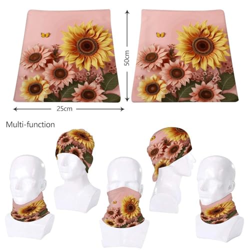 Neck Gaiter Face Mask Men Women, Blue And White Face Mask Scart Cover for Dust Wind Sun Protection2