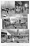 Fulton Fish Market NNew YorkS Fish Market In Lent Illustrations By WH Lawrence 1894 Poster Print by (18 x 24)