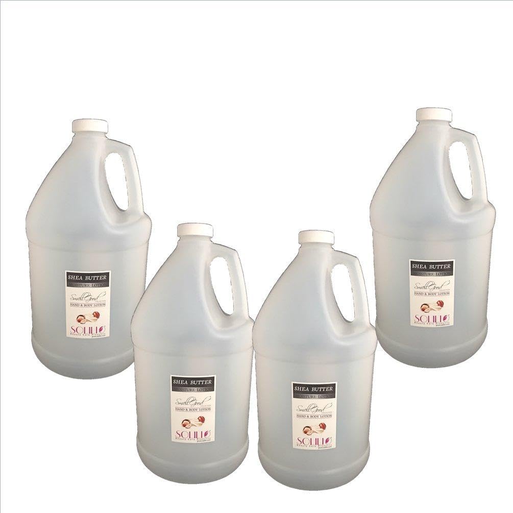 SmellGood - Shea Butter Hand and Body Moisture Lotion - 1 Gallon 4 Units Pack