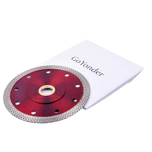 Miniatura 37 de GoYonder Diamond Blade 7 inch Super Thin Diamond Saw Blade, Tile Blades 7" for Cutting Porcelain Tiles, Granite Marble Ceramics (7"-Blue)