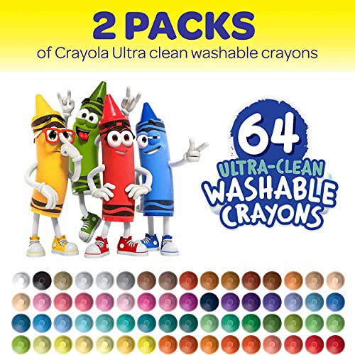 Crayola 52-4606 Washable Crayons - 64Ct thumb #1