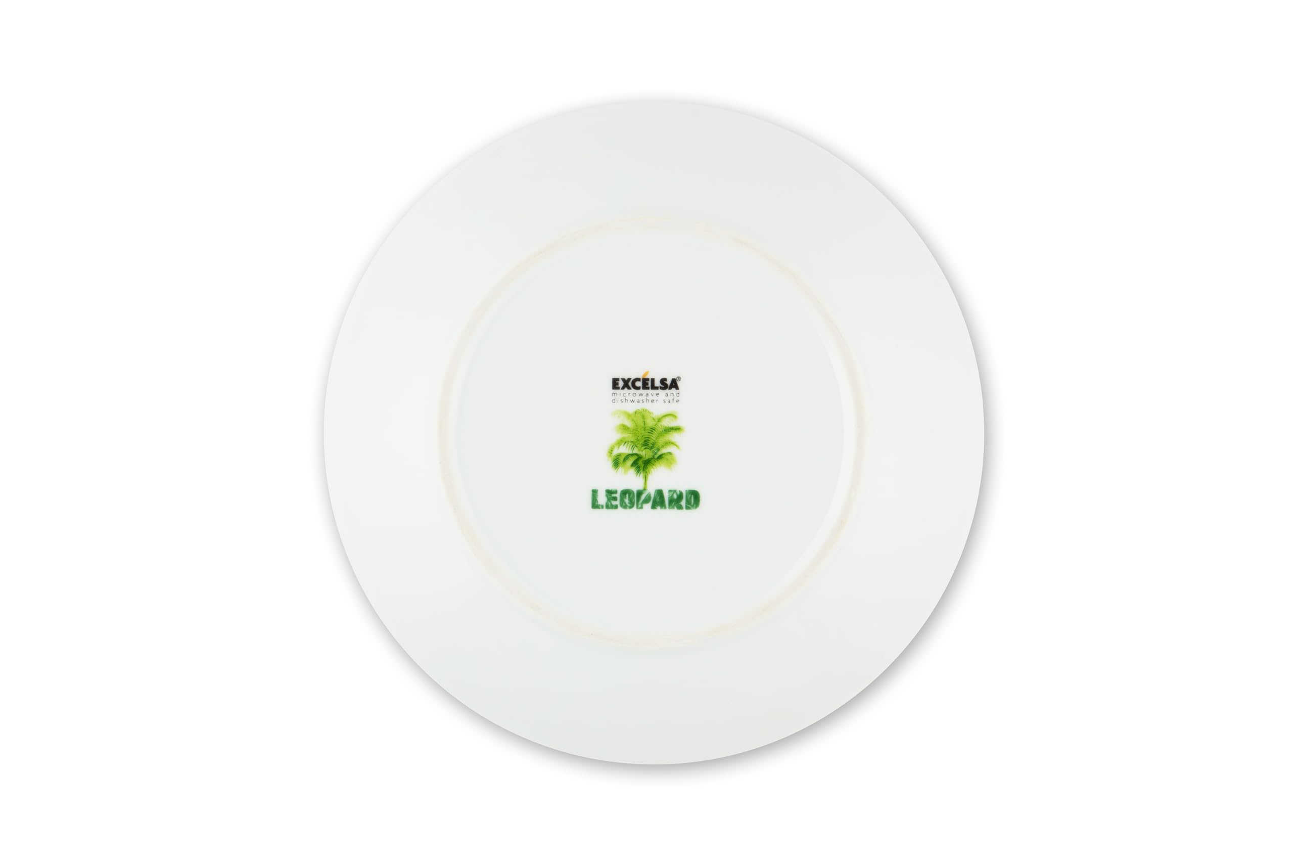 Excelsa Leopard serwis talerzowy, 18-częściowy, porcelana, kolorowa dekoracja, dla 6 osób