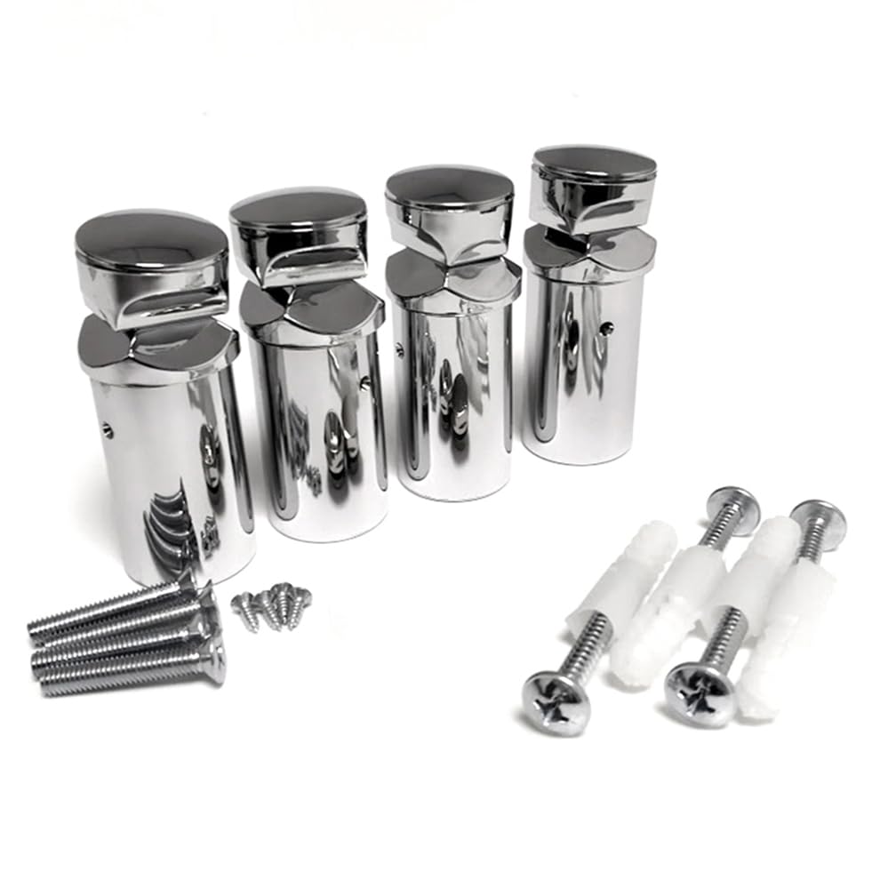 Myhomeware Radiator Accessories,Towel Rail Radiators Universal Brackets Chrome,White,Black, Radiator Valves (Chrome Full Brackets)