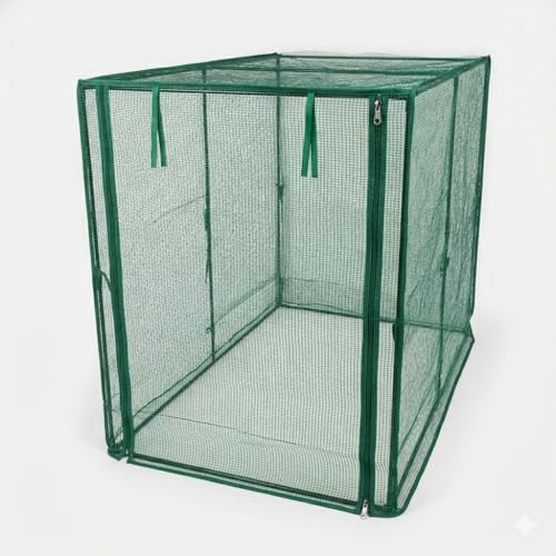 Woodside Protective Fruit & Veg Anti Bird/Insect/Wildlife Cage Outdoor Garden Plant/Crop Cover - L: 200cm x W: 120cm x H: 160cm