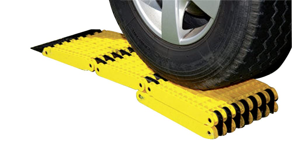 Uniko - Rampa Plegable 6 en 1, Plancha de desatasco Plegable y de plástico | Versátil como sandboard, ayuda para la carga y ayuda de tracción