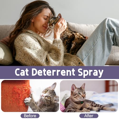 Pudxlre RC-US-CATD-5 Cat Deterrent Spray 120Ml, Cat Repellent Indoor For Cat And Kitten. No Scratch Spray thumb #5