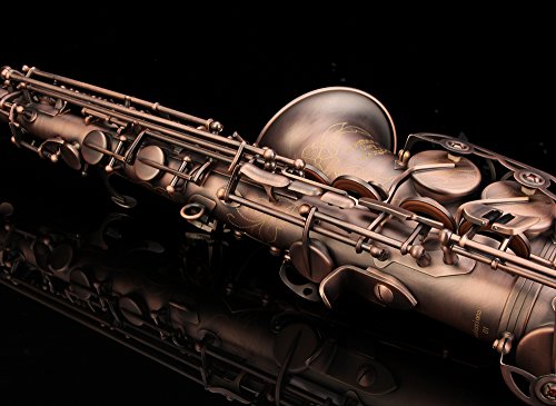 Image of GLORY High Grade Antique Finish Series PR1, E Flat Alto Saxophone with 11reeds,8 Pads Cushions,case,carekit