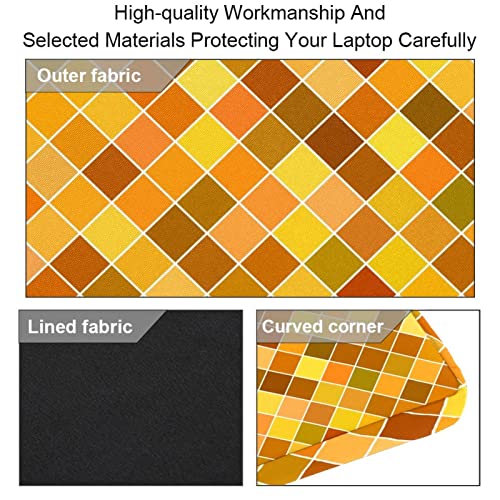 Memphis Bolso bandolera de hombro para laptop 13.3 funda maletín amarillo Multicolor 07 portátil 3