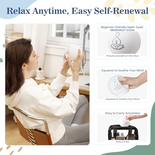 Syrinx Guided Meditation Light – Meditation Aid with Rhythmic Glow for Focus, Mindfulness Tool for Calm Down Corner, Quiet Rooms, Home or Office Use - Image 4