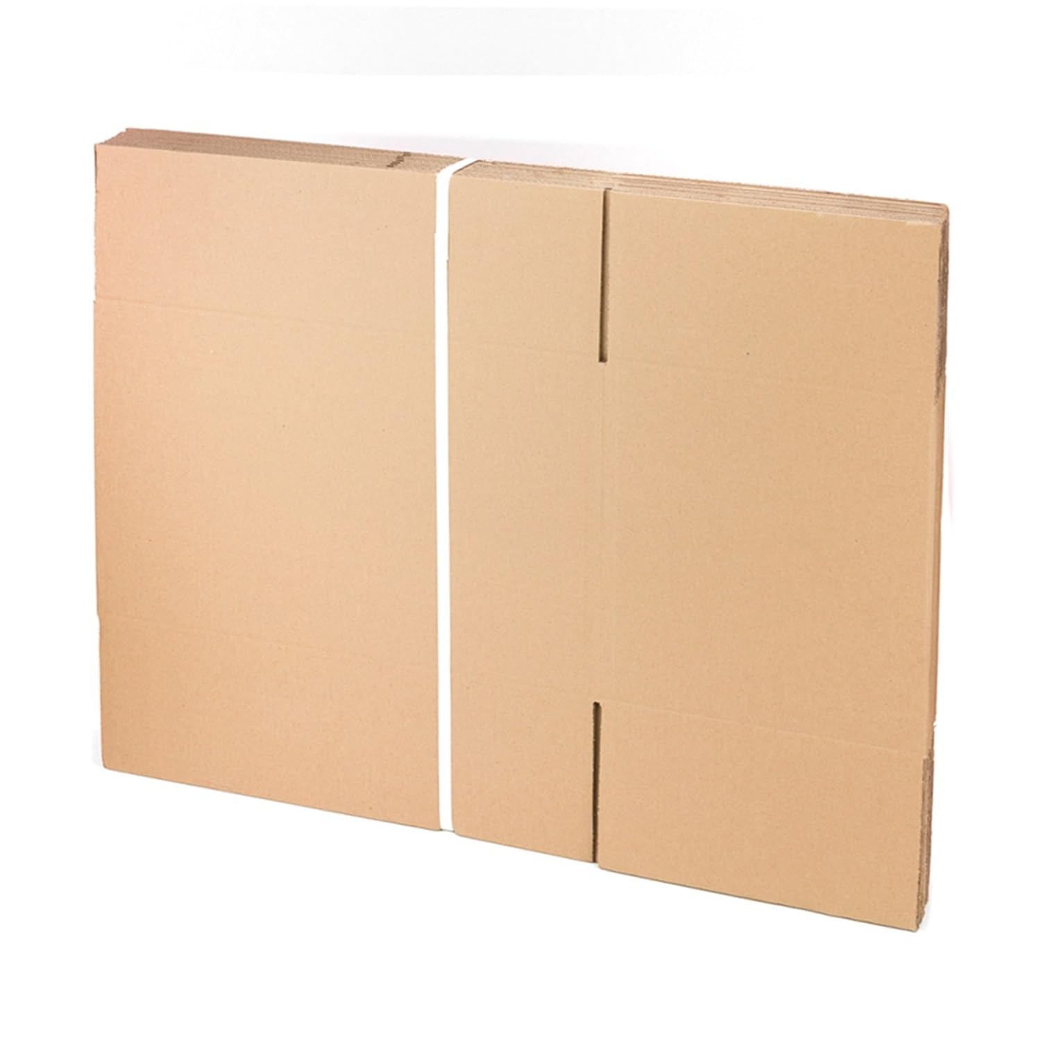ONLY BOXES Lot de 10 boîtes en carton pour déménagement avec poignées 50 x 30 x 30 cm Canal double