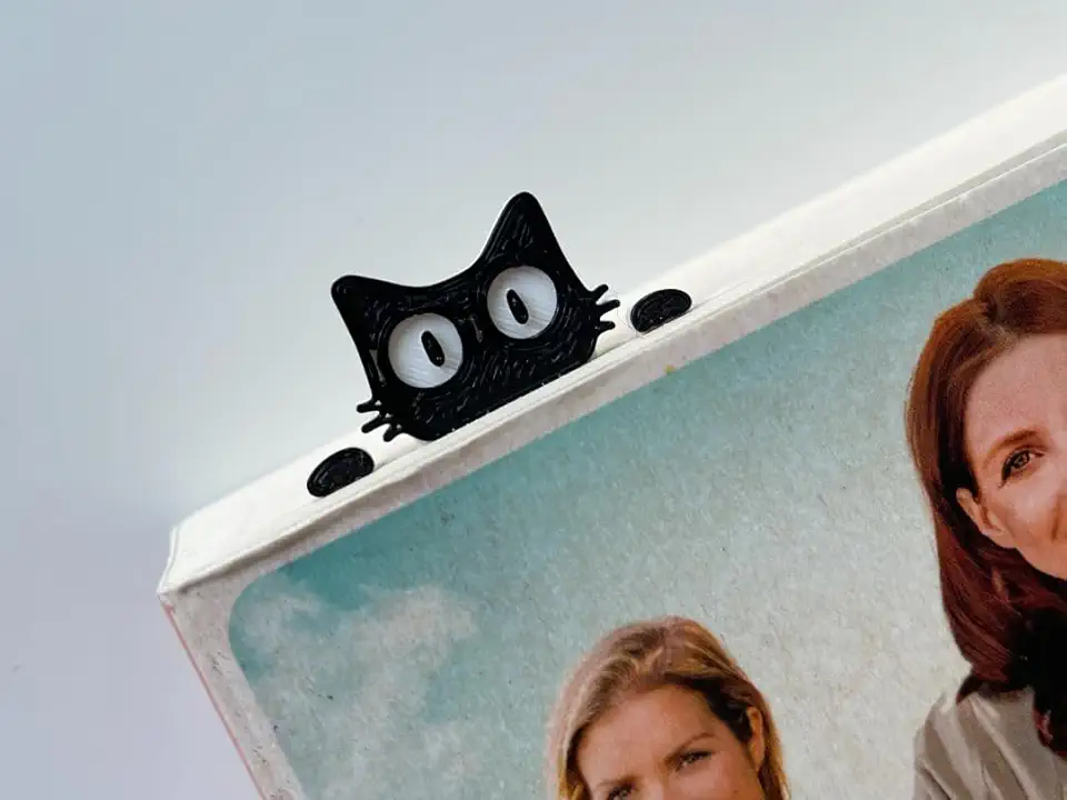 Kit 5 Marcadores de Página Gatinho + Brinde Surpresa