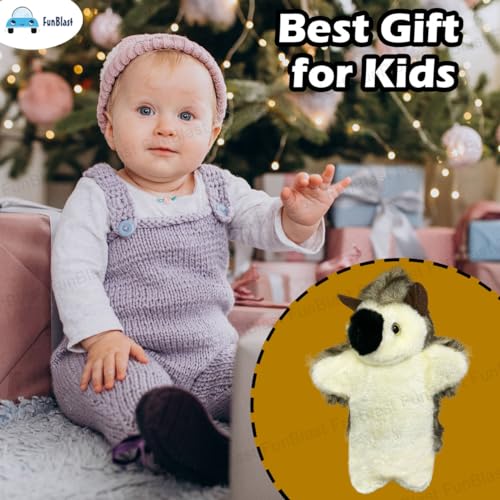 Image of FunBlast Plush Hand Puppets for Kids - Animals Hand Puppet Toys, Soft Hand Puppets for Kids, Story Telling Puppet for Kid, Fun Play Learning Toys (Rat)