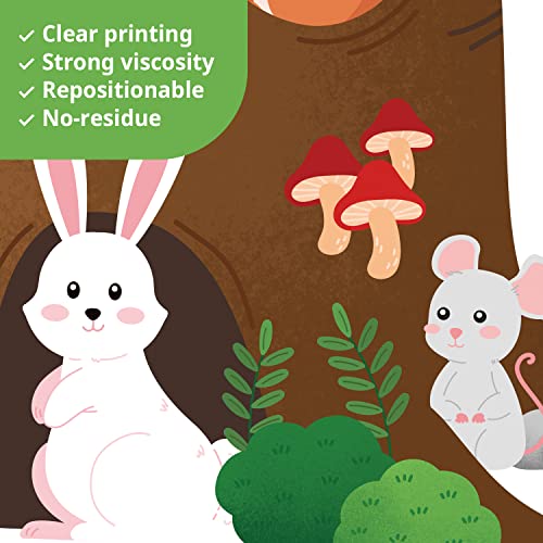 DECOWALL SG4-2211 Giant Tree Kids Wall Stickers Decals Peel and Stick Animals Removable for Nursery Bedroom Living Room Playroom Art murals Decorations Monkey - Image 4