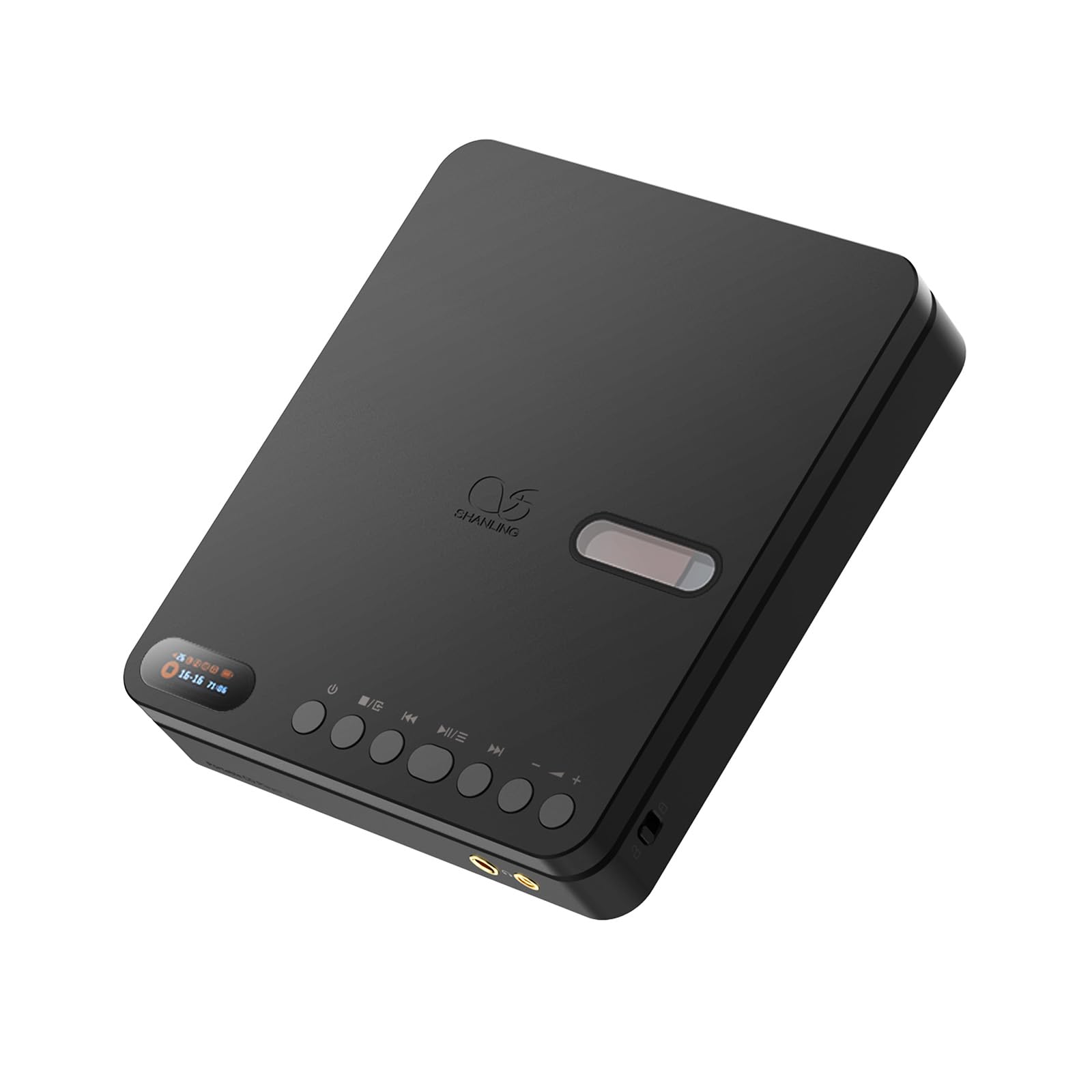 EC Play Portable CD Player, Desktop Hi-Fi CD Player USB DAC Dual CS43198 DAC, SGM8262, 384kHz/32bit, DSD256 700mW Output, Two-Way Bluetooth 6.0, 12H Battery, 1.12-in Screen,4.4mm/3.5mm/Coaxial Output-image-21