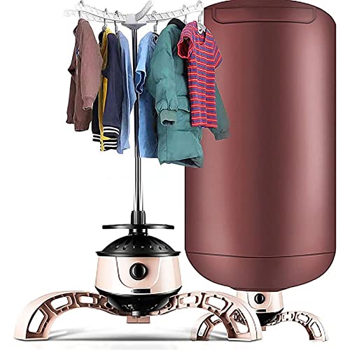 Portable Electric Clothes Dryer, 900W Heated Clothes Drying Rack with Timing, PTC Heating Travel Drying Machine Electric Warm Air Dryer Clothes, for Apartments Bathroom Dorm Home