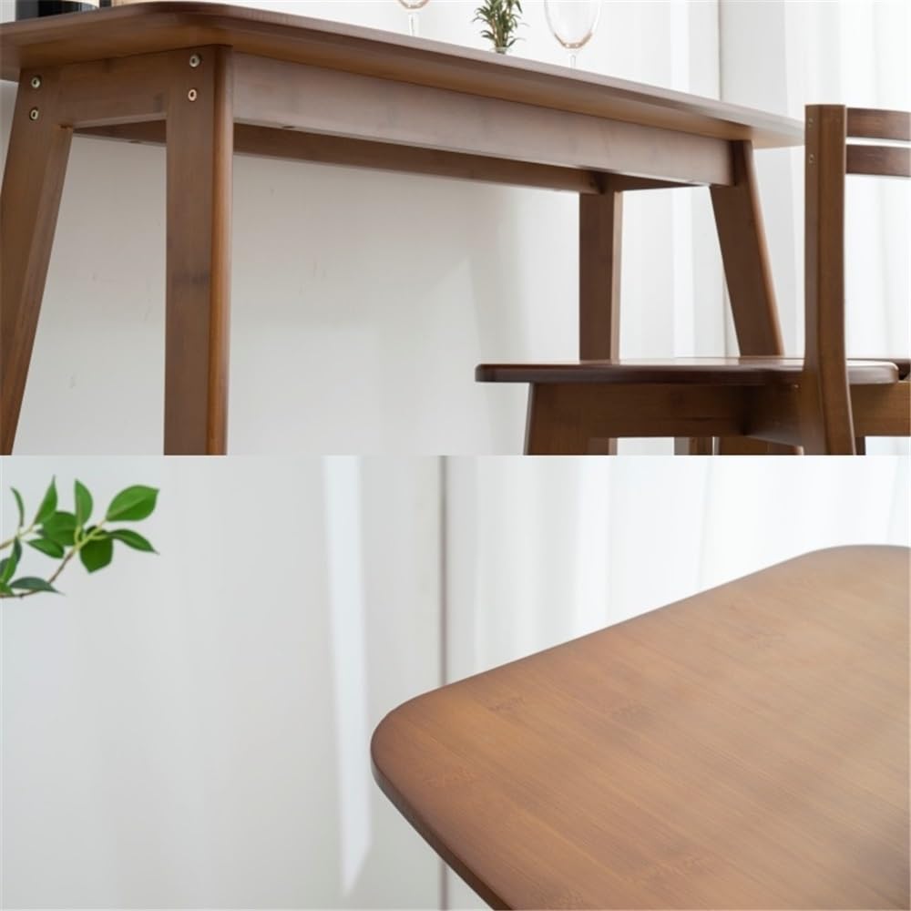 Table de Bar Table de Cuisine Moderne à Pieds Hauts, Table Bar Simple en Bois for Balcon et Loisirs(Moyen)
