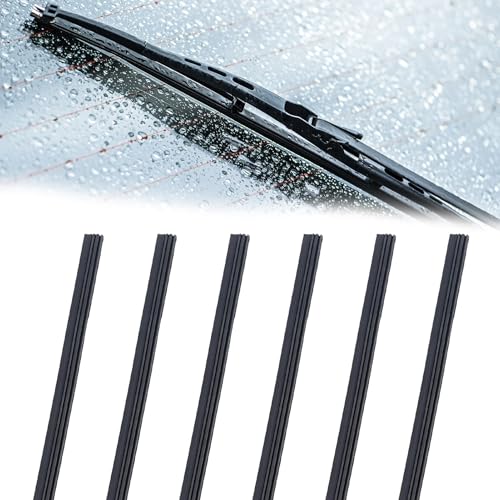 1 Paia Ricambio Univesale Per Spazzole Tergicristallo In Ferro 700mm Gomma Tergicristallo 845520