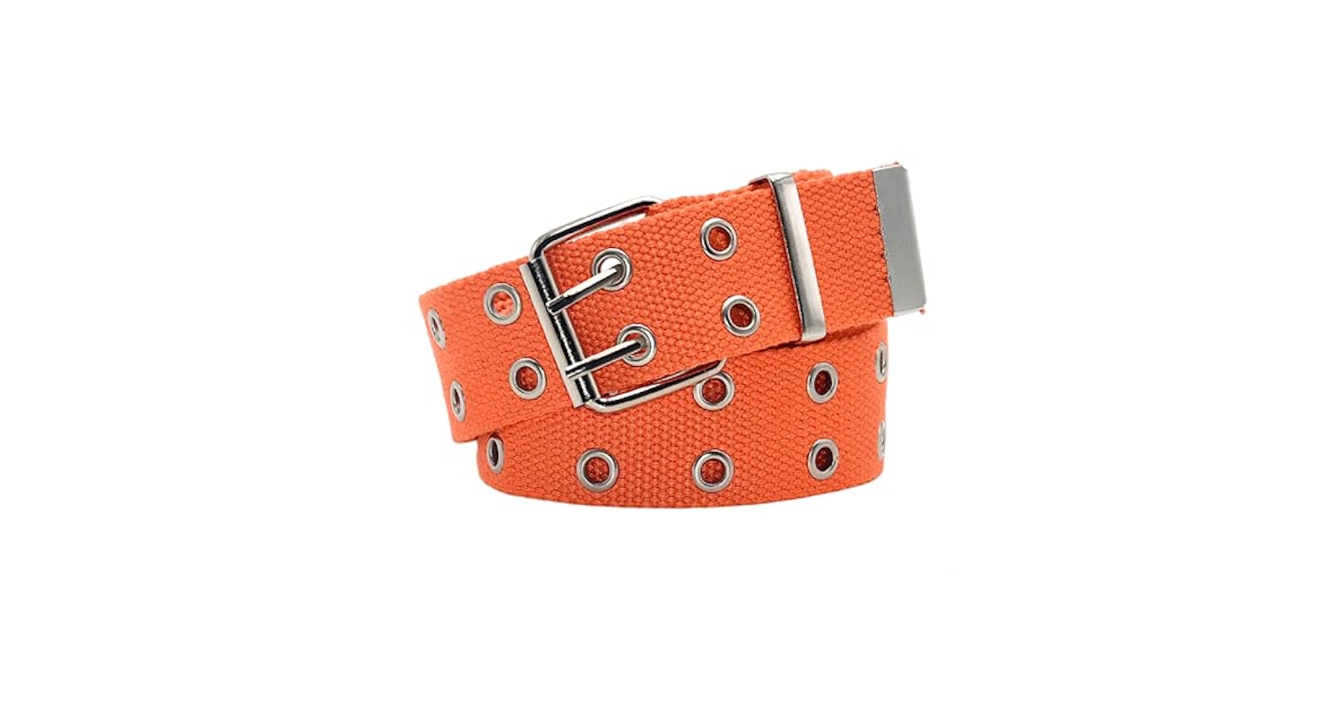 AIBEARTY Punk Nylon Canvas Web Double Grommet Hole Buckle