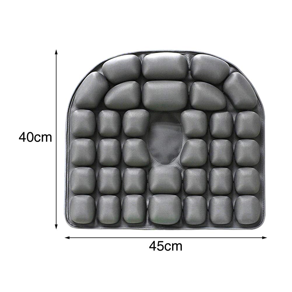 Cojín antiescaras para Silla de Ruedas, Cojines inflables para Asiento de Aire, cojín Inflable para Asiento de Coche, Silla de Oficina, Silla de Ruedas, Almohadilla para aliviar el Dolor en el coxis