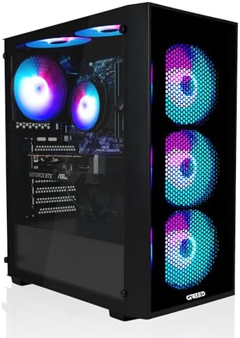 Greed® MK2 4K High End Gaming PC - AMD Ryzen 7 5700X 8 Core - Nvi...