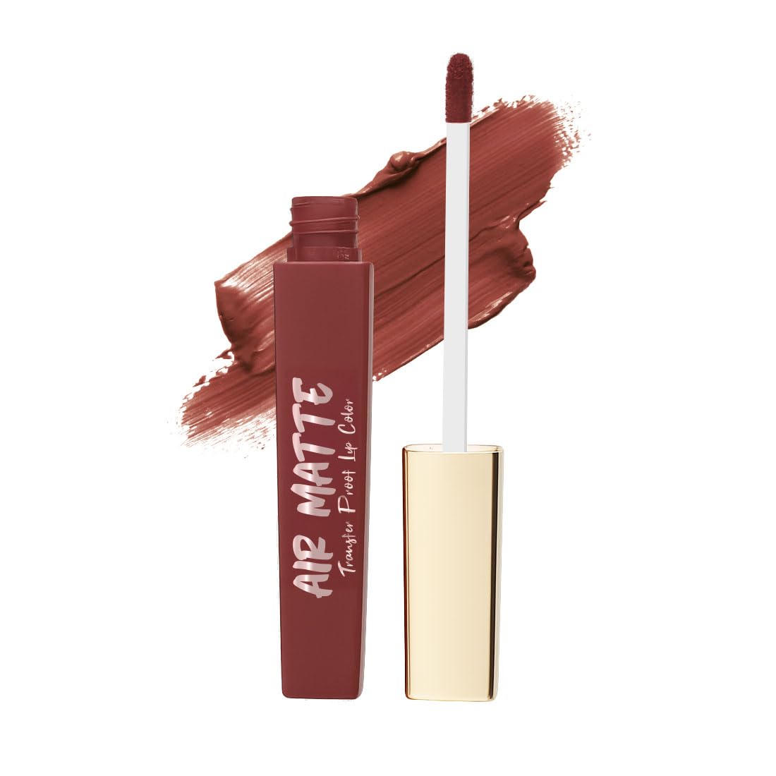 MATT LOOk Air Matte Transfer Proof Lip Color Liquid Lipstick | Smudge-Proof | Matte Finish | Long Wear Comport | Liquid Lipstick (27-Coffee Toffee,3ml)-image-12