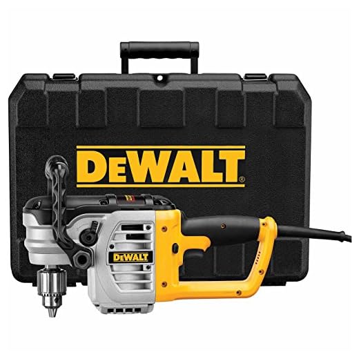 DEWALT DWD460 11 Amp 1/2-Inch Right Angle Stud and Joist Drill with Bind-Up Control