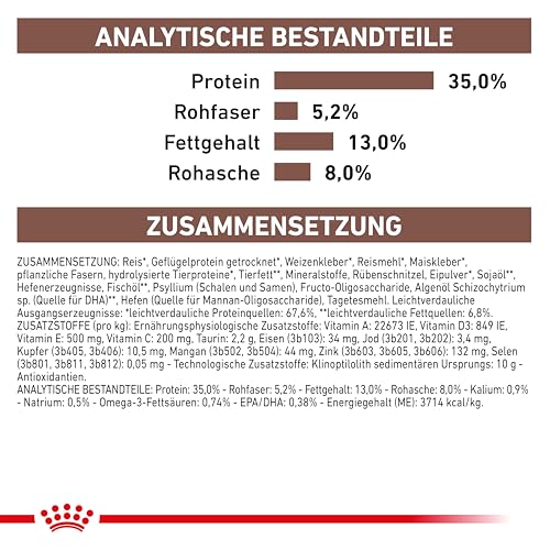 Royal Canin Veterinary Gastrointestinal Moderate Calorie | 4 kg | Trockenfutter für Katzen | Kann unterstützend bei gastrointestinalen Erkrankungen helfen | Hohe Akzeptanz