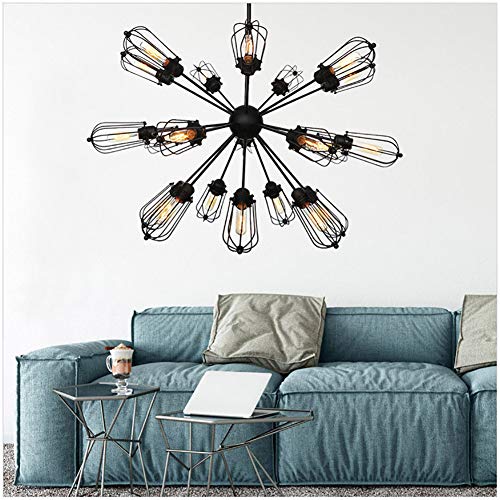 Lampe de table E27 industrielle rétro YRYRYW moléculaire pour salon - 6
