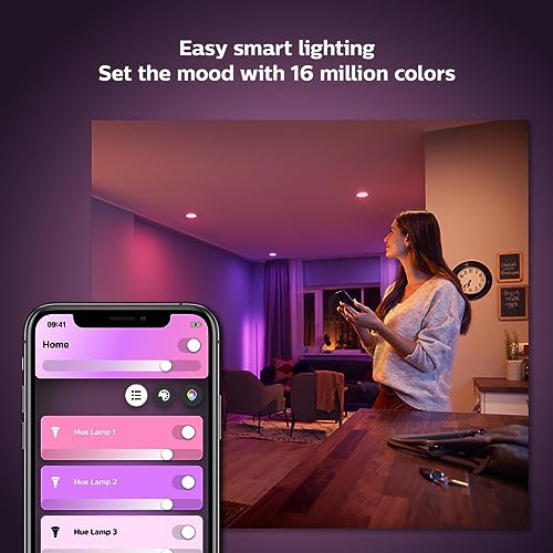 Philips Hue 578450 White And Color Ambiance Extra Bright High Lumen Dimmable Led Smart Retrofit Recessed 6 Inch Downlight Compatible thumb #6