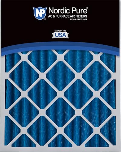 Image of Nordic Pure 20x20x4 Pleated MERV 7 Air Filters 2 Pack | Actual Size: 19 1 /2 x 19 1 /2 x 3 5 /8 Made in USA, Standard HVAC Filtration, Larger Airborne Particles, Lint, Dust & Pollen