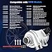 KUTTOLE Electric Engine Water Pump Compatible with BMW 328i,528i,X3,X5,428i,228i,X1,X4,Z4,2012-2017,228i/328i/428i/528i xDrive, 180KW with Wiring Harness & 3 Bolts 11517604027 11518635089