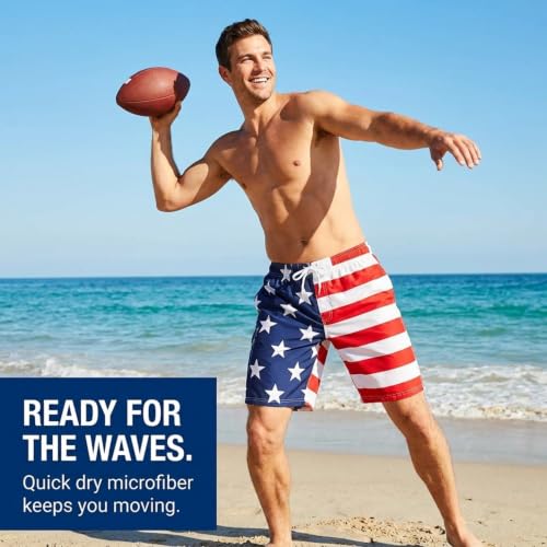 Image of Kanu Surf Mens Barracuda Swim Trunks (Regular & Extended Sizes)