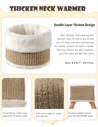 Kids Hat Scarf Gloves Set Girl Ages 3-5 4-6, Toddler Winter Fleece Lined Beanie Hats Mittens 2t Boys Baby 6-12 9 12-18 Months4