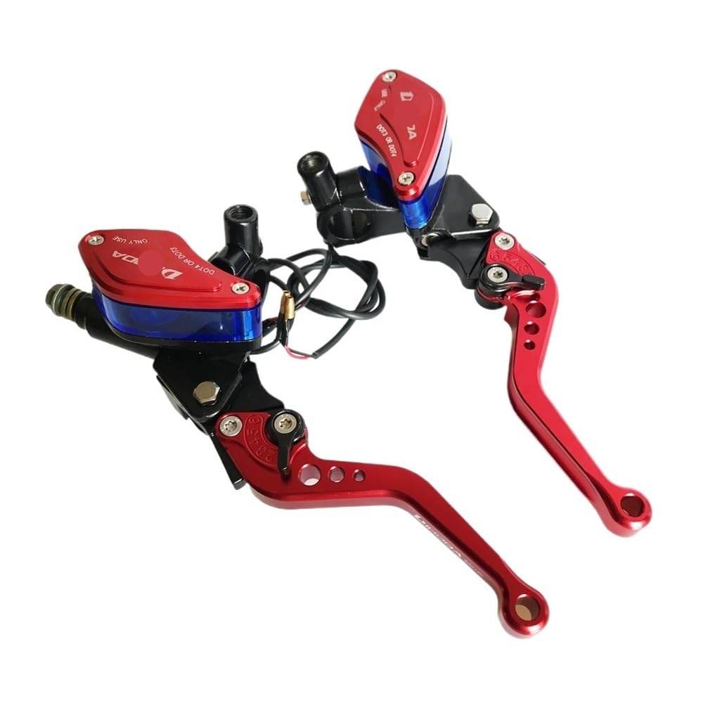 YFDKESY Brake Clutch Levers Handle 1 Pair Universal Motorcycle Hydraulic Clutch Brake Pump Master Cylinder 22mm 7/8'' Handlebar Handle Levers