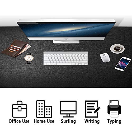 Tapete de mesa de couro Getfitsoo, tapete de mesa de laptop, à prova d'água, almofada de escrita pa