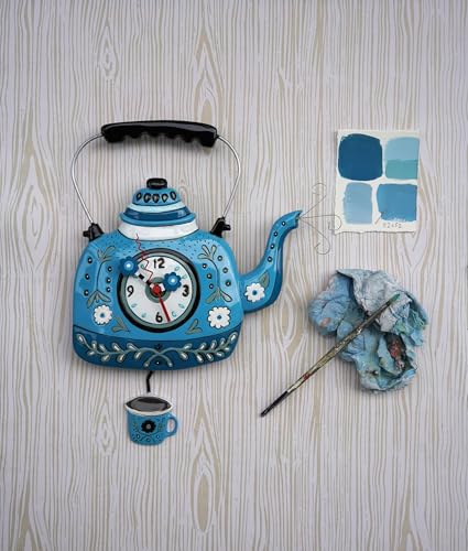 Reloj de Pared Péndulo Azul Allen Designs miniatura 2