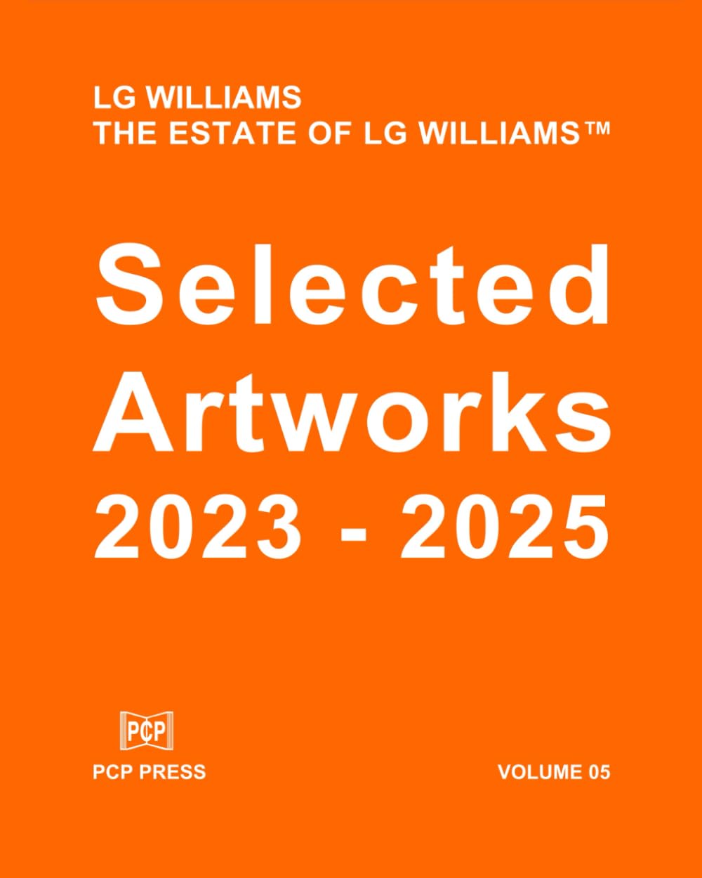 LG Williams Selected Artworks 2023-2025 Vol 5 livre art contemporain américain