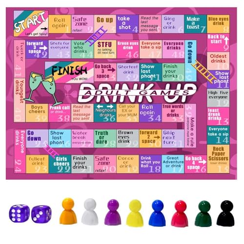 Harxin Brinquedos de mesa para beber, brinquedos de mesa com tapete de borracha, divertidos jogos interativos para festas, noites de jogos, aniversários, familiares ou qualquer ocasião