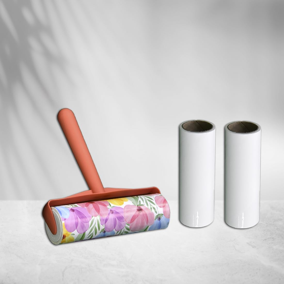 SHIVANKA Designer Efficient Lint Remover Roller for Clothes - Pet Hair Remover, Dust Cleaning Lint Remover for Dog & Cat Hair Removal, Furniture, Cars, Carpet (3 Roll/80 Sheets | Width - 17cm) (B0CY2YFDQ5) Amazon Price History, Amazon Price Tracker