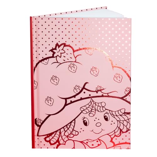 Image of Strawberry Shortcake Red Foil Hardcover Journal, Lined Notebook with Ribbon Bookmark, 5.75 x 8.5 Inches, 87 Pages
