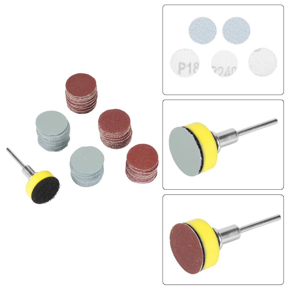 200 Dischi Abrasivi Per Trapano - Grana 80-3000, Con Blocco Levigatura, Per Legno E Metallo - Foto 12