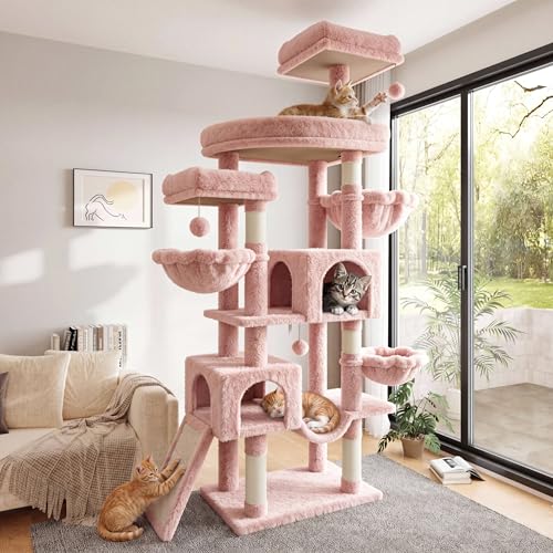 Torre para gatos SHA CERLIN 82 pulgadas multi-niveles miniatura 1