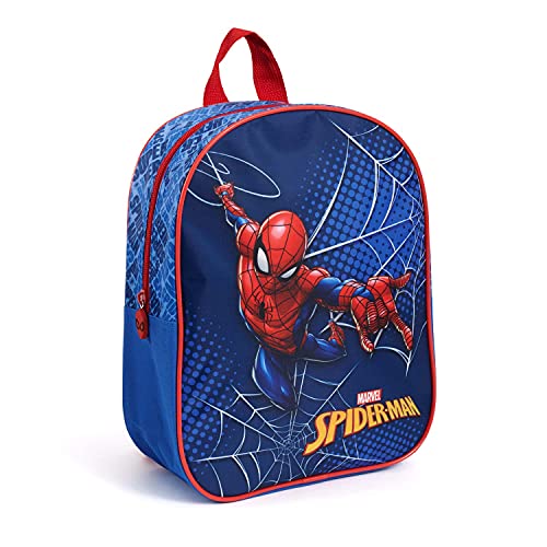Zainetto Bambino con Spiderman per Asilo - Zaino Bimbo Marvel Spider Man per Viaggi e Tempo Libero -...